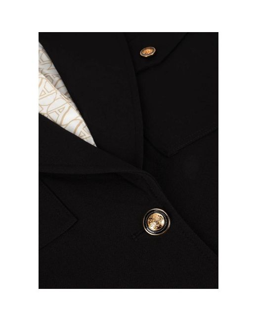 Aaiko Jassen ,Zwart ,Leer Noa R Pes 345 Blazer in het Black