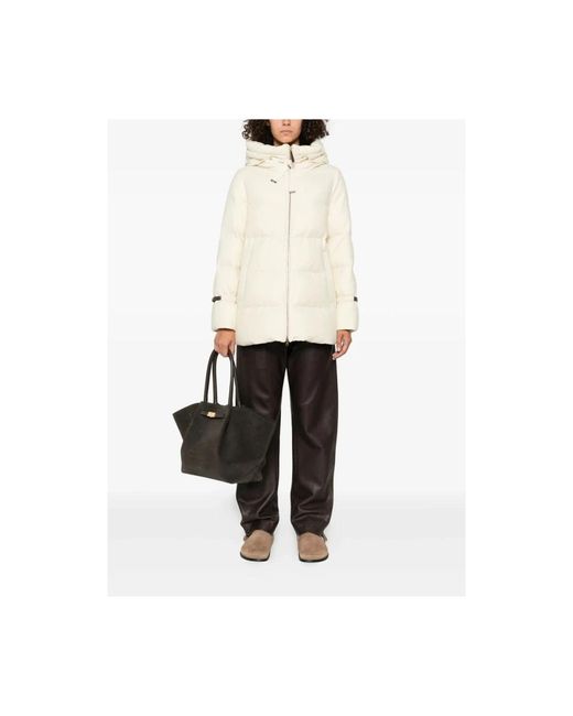 Herno White Neutrals Jackets
