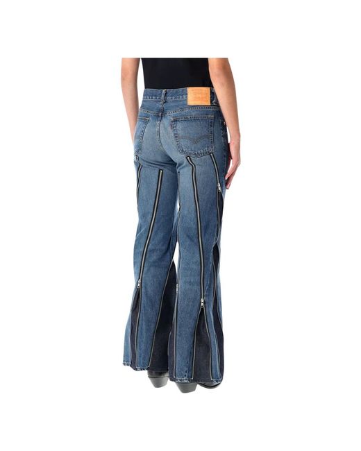 Flared Jeans Junya Watanabe de color Blue