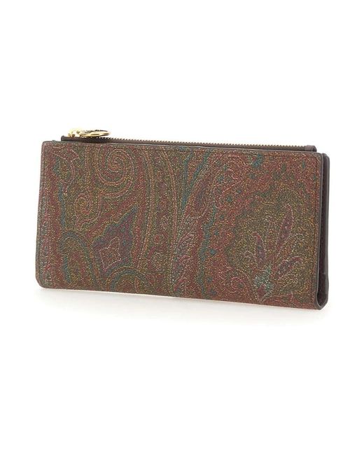 Etro Brown Wallets & Cardholders