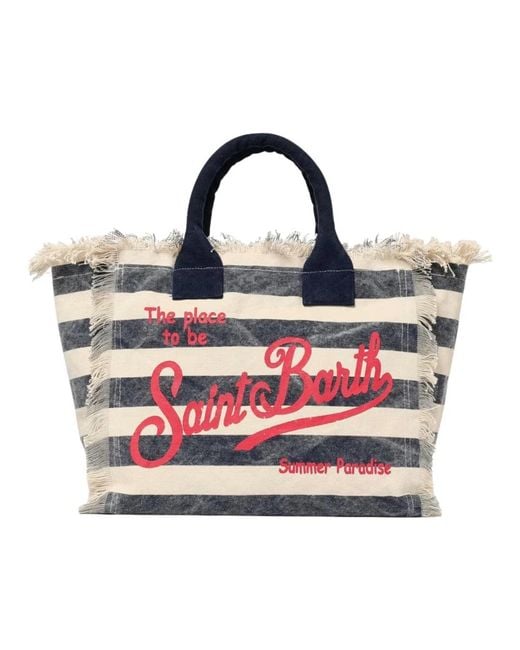 Mc2 Saint Barth Blue Tote Bags for men