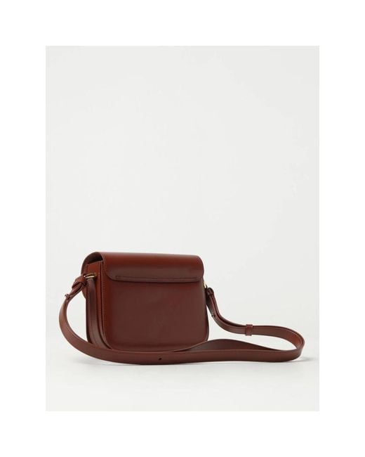 A.P.C. Brown Cross Body Bags
