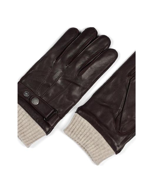 Howard London Black Gloves for men