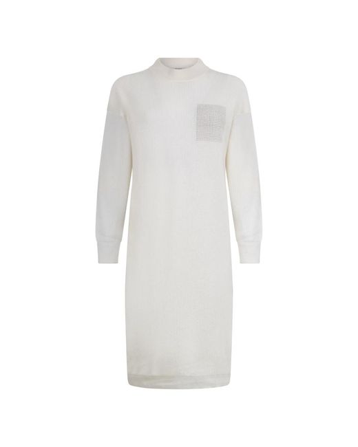 Peserico White Knitted Dresses