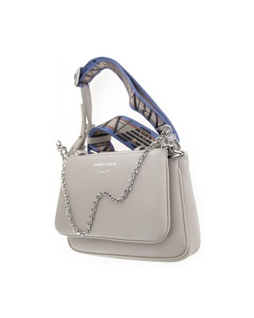 Emporio Armani Gray Cross Body Bags