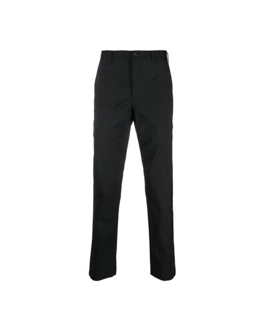 Comme des Garçons Broeken ,Zwart ,Nylon Zwarte Slim Fit Broek in het Black voor heren