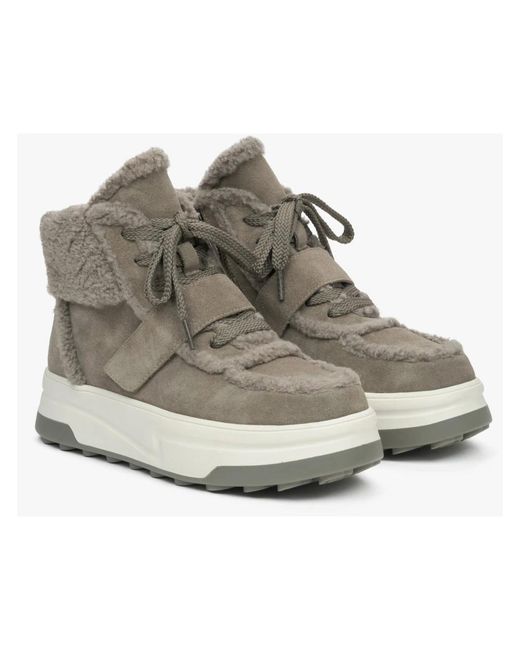 ESTRO Gray Winter Boots