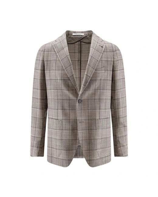 Tagliatore Gray Blazers for men