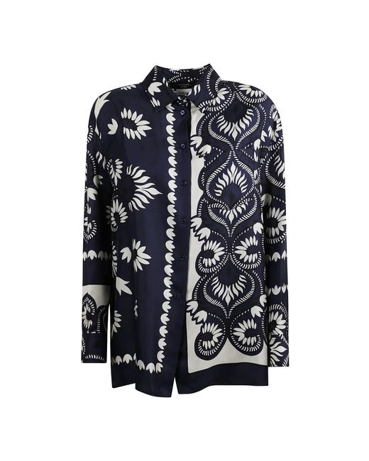 Weekend by Maxmara Overhemden ,Blauw ,Lastra Shirt in het Blue