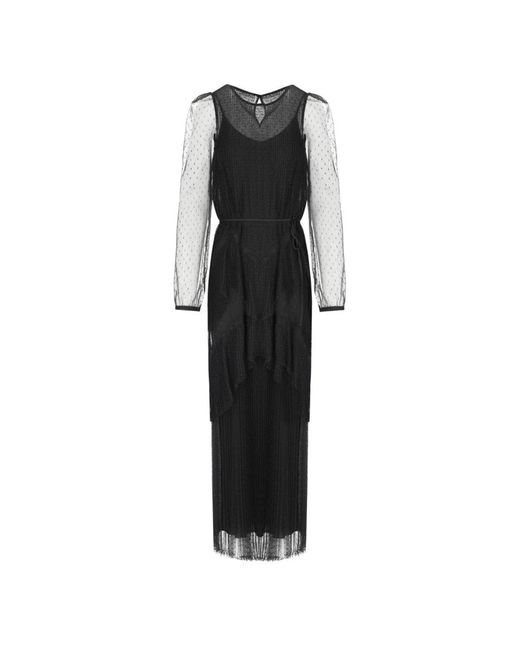 Twinset Black Maxi Dresses