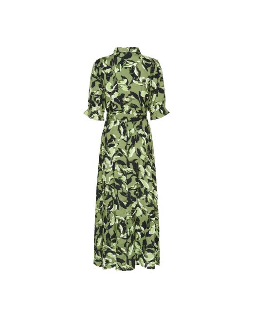 Kaffe Green Shirt Dresses