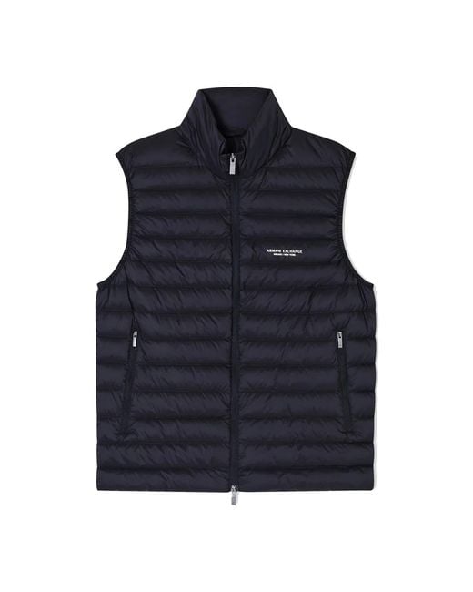 ARMANI EXCHANGE Blue Vests for men