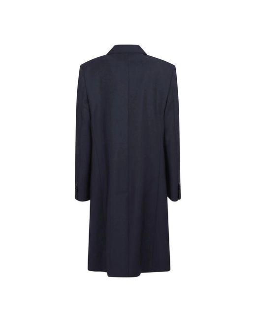 Single-Breasted Coats Miu Miu de color Blue