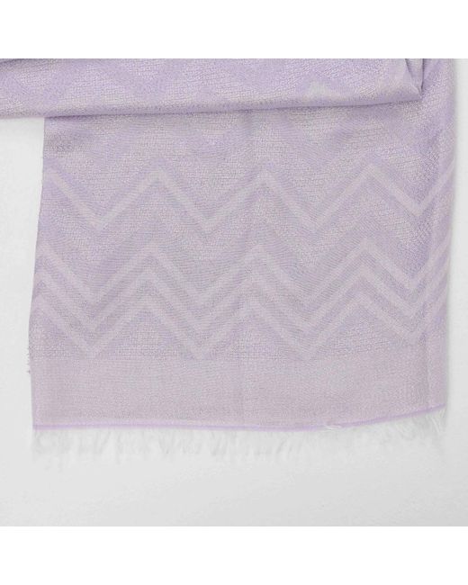 Missoni Purple Scarves