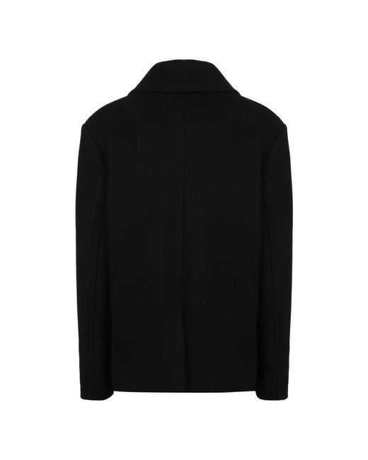 DSquared² Double-Breasted Coats in het Black