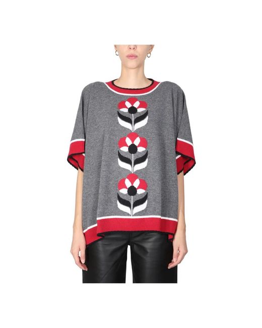 Boutique Moschino Red Round-Neck Knitwear