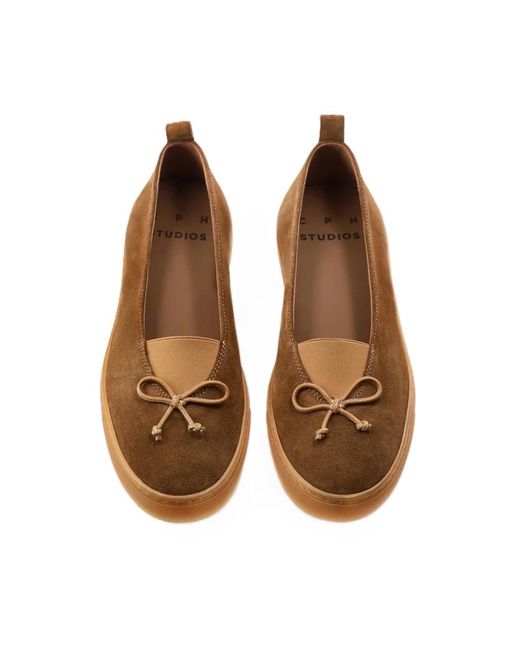 COPENHAGEN Brown Ballerina Shoes