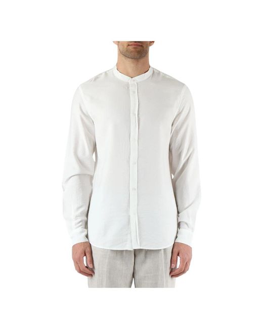 Seoul regular fit camicia viscosa di Antony Morato in White da Uomo