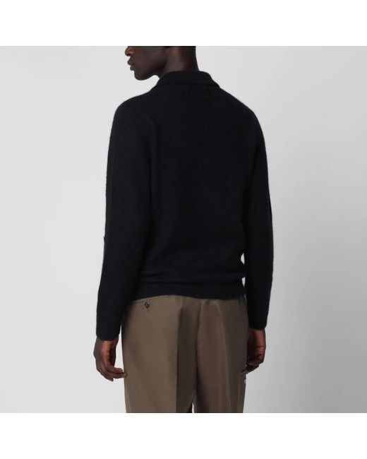 Roberto Collina Black Round-Neck Knitwear for men
