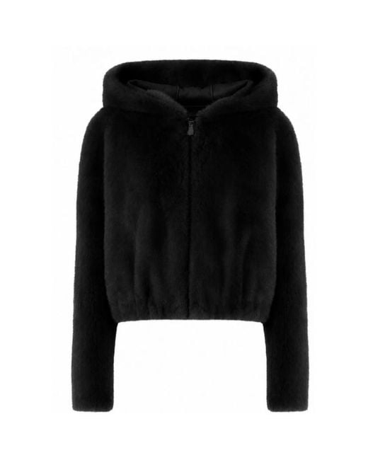 Pinko Black Faux Fur & Shearling Jackets