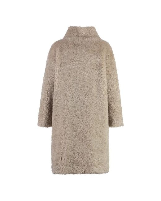 Herno Single-Breasted Coats in het Brown