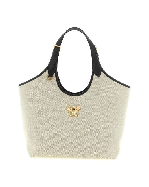 Versace Gray Shopping Bags