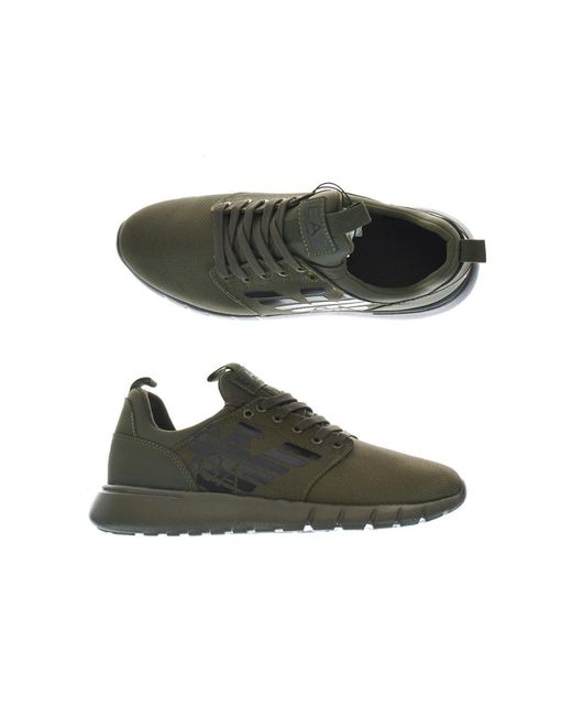 EA7 Green Sneakers for men