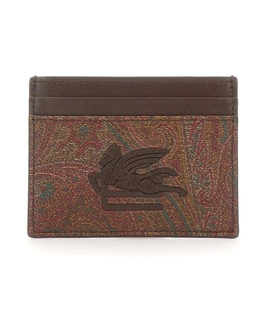 Etro Brown Wallets & Cardholders