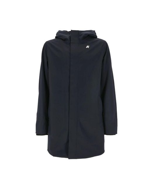 K-Way Jassen ,Blauw ,Blauwe Bonded Jassen in het Blue voor heren