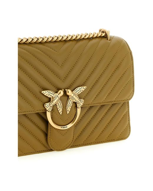 Pinko Metallic Shoulder Bags