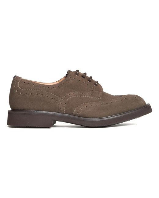 Tricker's Brown Laced Shoes for men