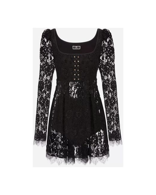Dresses > day dresses > short dresses Elisabetta Franchi en coloris Black