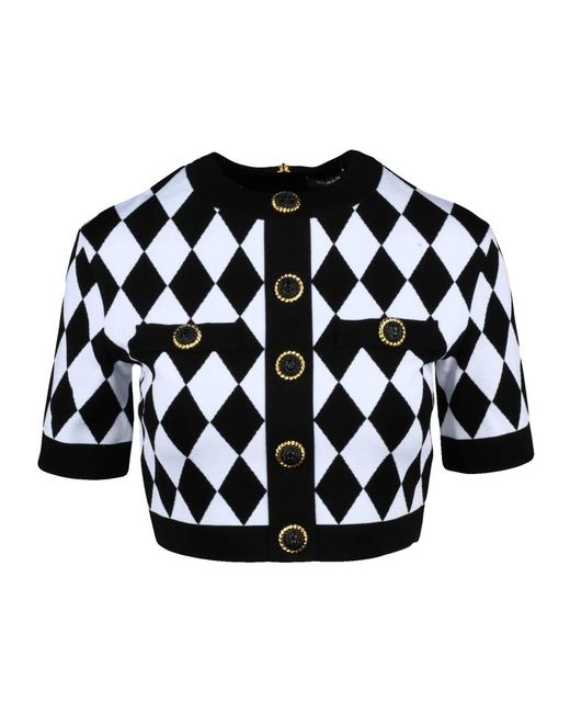 Cardigans Balmain en coloris Black