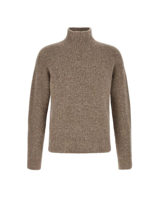 Roberto Collina Brown Turtlenecks for men
