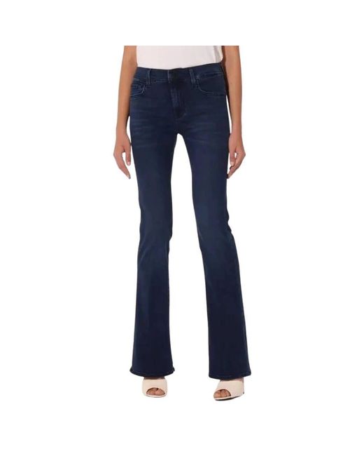 7 For All Mankind Blue Boot-Cut Jeans