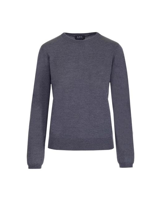 A.P.C. Basic Pullover in het Blue