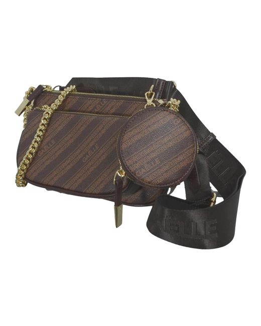 Shoulder Bags Gaelle Paris de color Gray