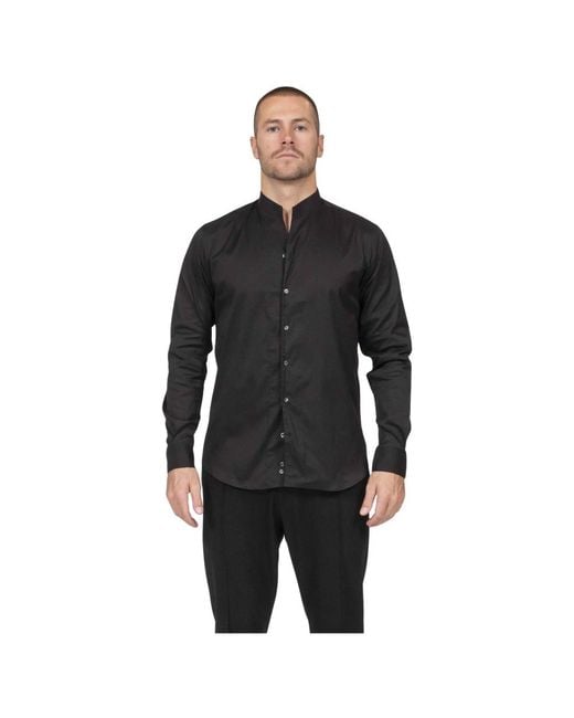 Casual Shirts di Emporio Armani in Black da Uomo
