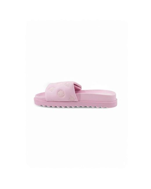 Guess Schoenen ,Roze ,Fabio 2 Slide in het Pink