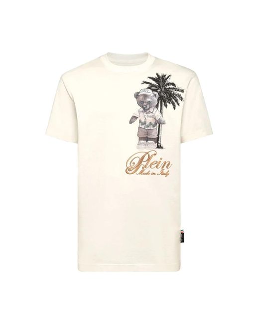 Philipp Plein Men's Natural T-Shirts