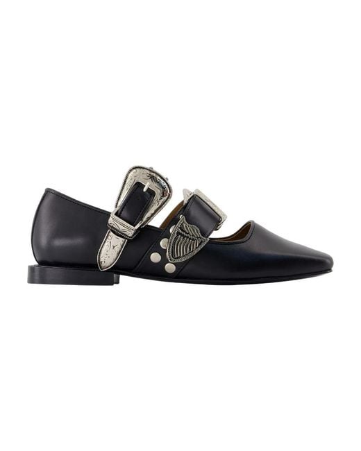 Toga Black Ballerinas