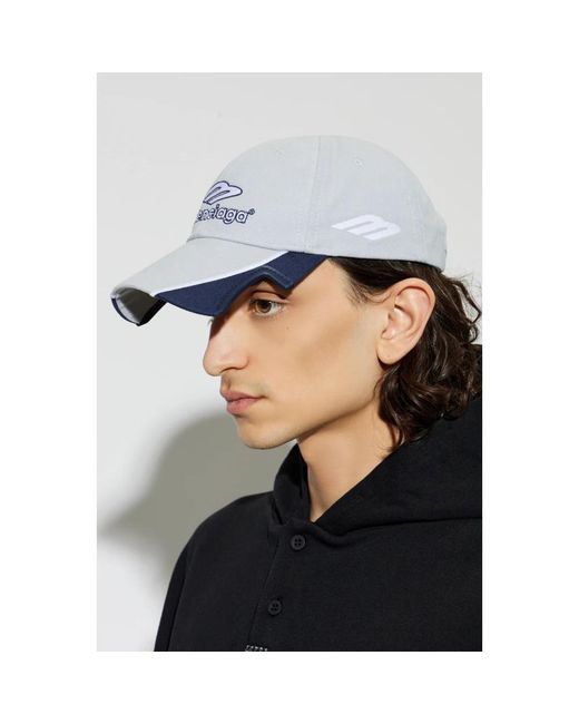 Balenciaga Gray Caps for men
