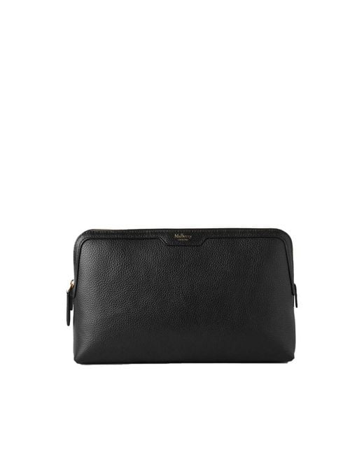 Mulberry Black Toilet Bags for men