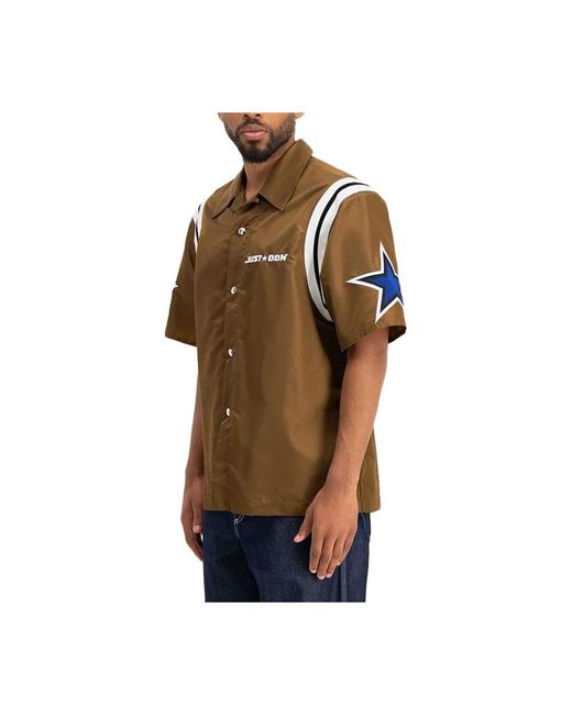 Shirts > short sleeve shirts Just Don pour homme en coloris Brown