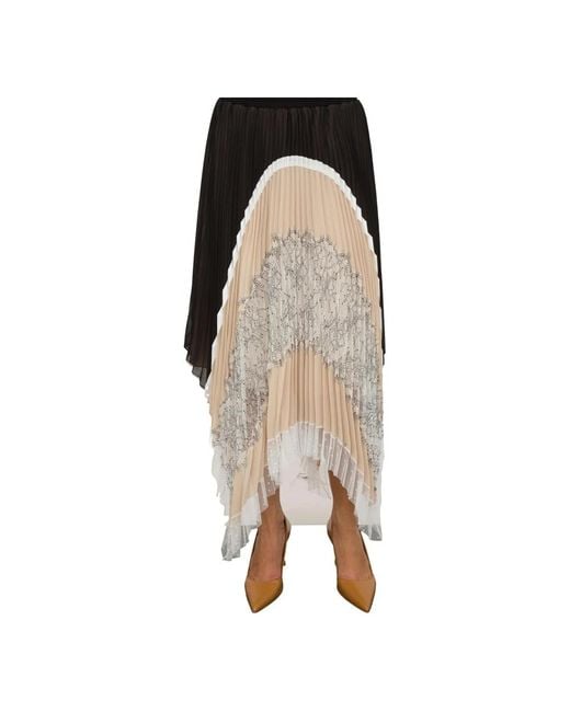 Twinset Natural Maxi Skirts