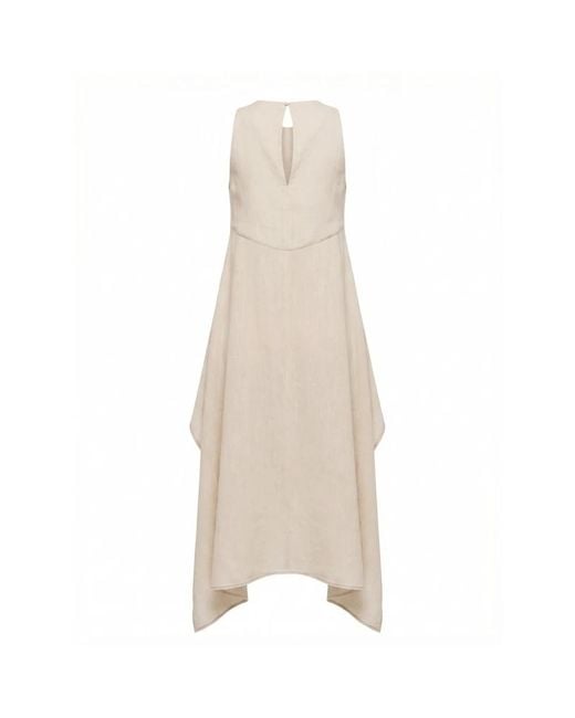 Peserico Natural Maxi Dresses