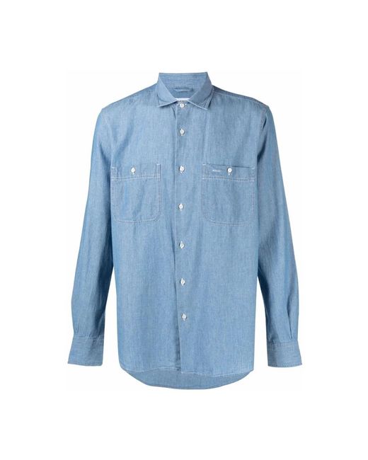 Aspesi Blue Casual Shirts for men