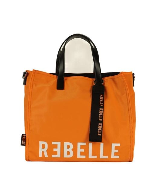 Rebelle Orange Tote Bags