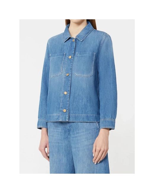Max Mara Blue Denim Jackets