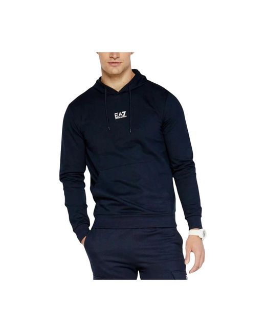 EA7 Hoodie in het Blue voor heren